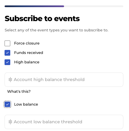 High Low Webhook Config